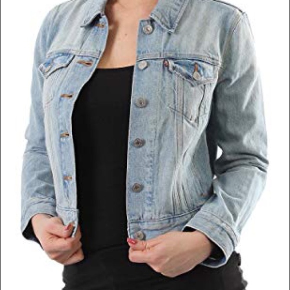 Levi’s Light Blue Denim Jacket Levi Size S Small - Picture 8 of 8